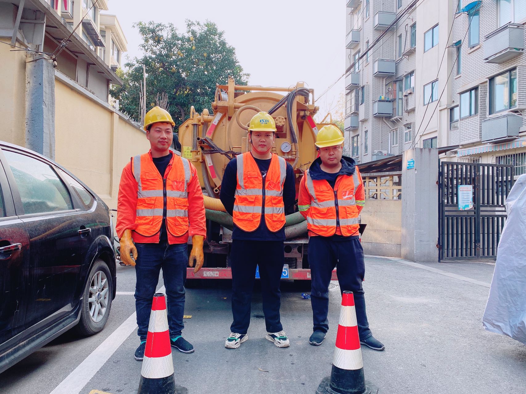 怀柔南京某小区管道清淤检测施工